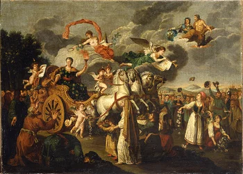 1787年、ロシアを旅するキャサリン2世